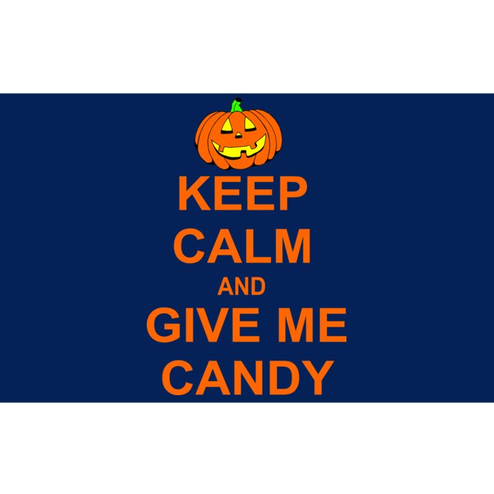 Keep Calm and Give Me Candy Bumper Sticker