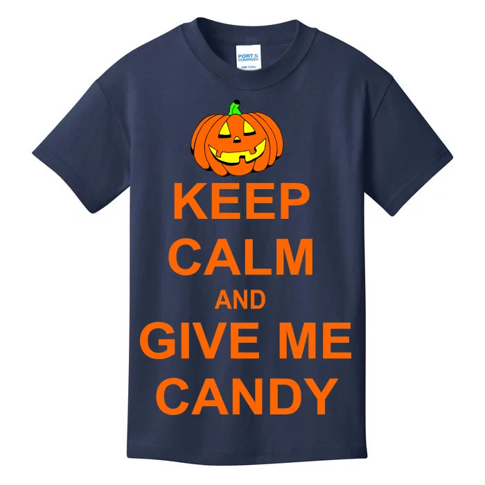 Keep Calm and Give Me Candy Kids T-Shirt