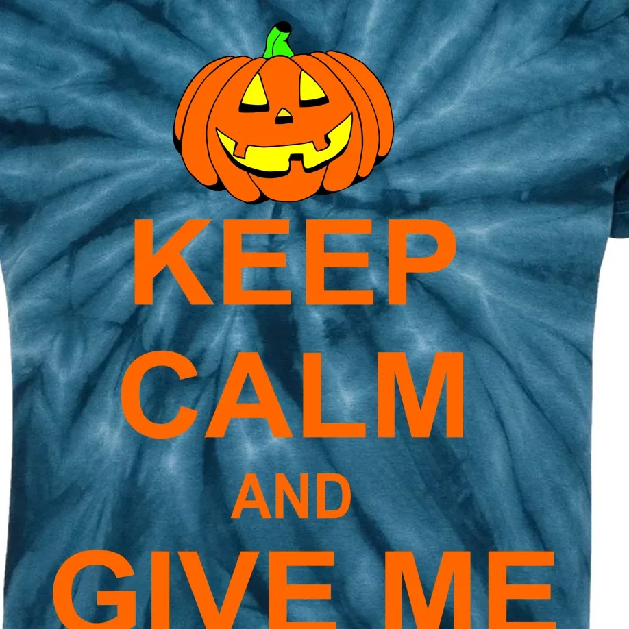 Keep Calm and Give Me Candy Kids Tie-Dye T-Shirt