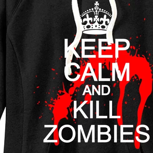 Keep Calm and Kill Zombies Women's Fleece Hoodie