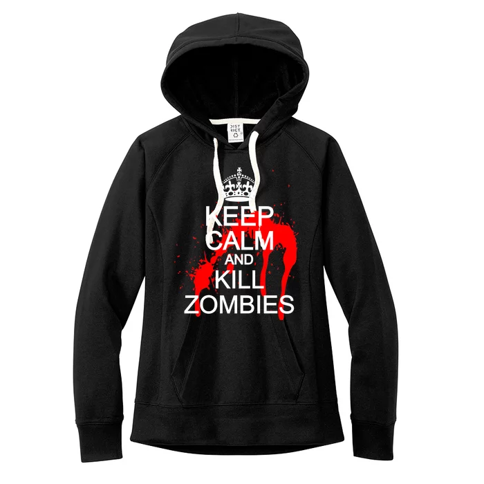 Keep Calm and Kill Zombies Women's Fleece Hoodie