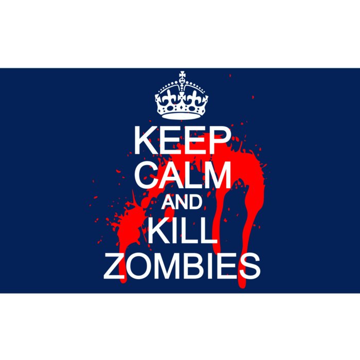 Keep Calm and Kill Zombies Bumper Sticker