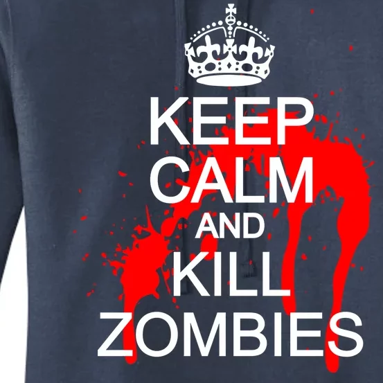 Keep Calm and Kill Zombies Women's Pullover Hoodie