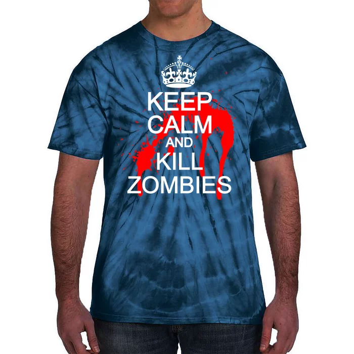 Keep Calm and Kill Zombies Tie-Dye T-Shirt