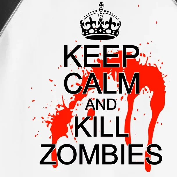 Keep Calm and Kill Zombies Toddler Fine Jersey T-Shirt