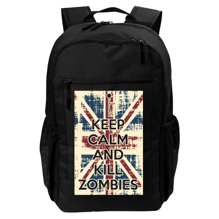 Keep Calm and Kill Zombies Vintage Daily Commute Backpack