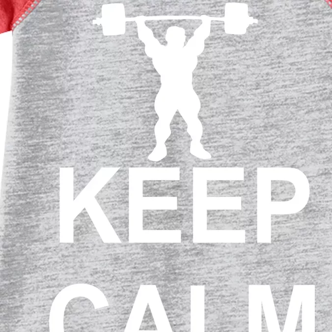 Keep Calm And Lift On Infant Baby Jersey Bodysuit