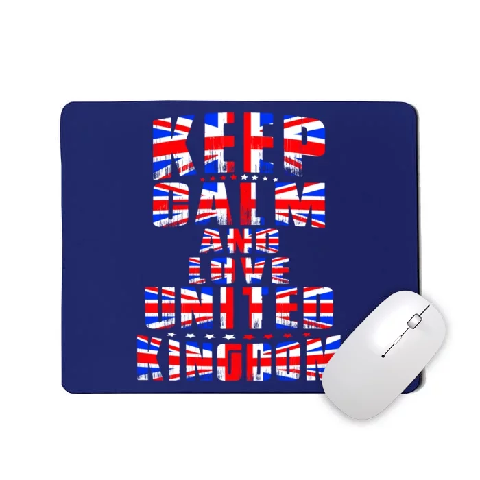 Keep Calm and Love United Kingdom Mousepad