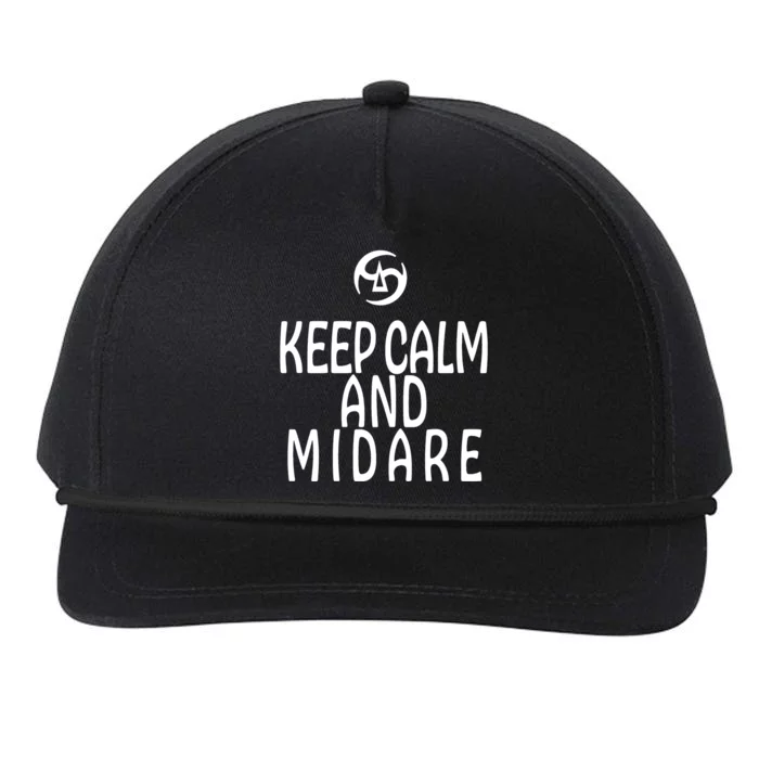 Keep Calm And Midare FF14 Samurai Snapback Five-Panel Rope Hat