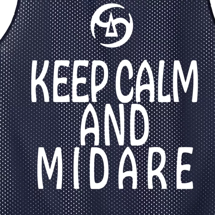 Keep Calm And Midare FF14 Samurai Mesh Reversible Basketball Jersey Tank