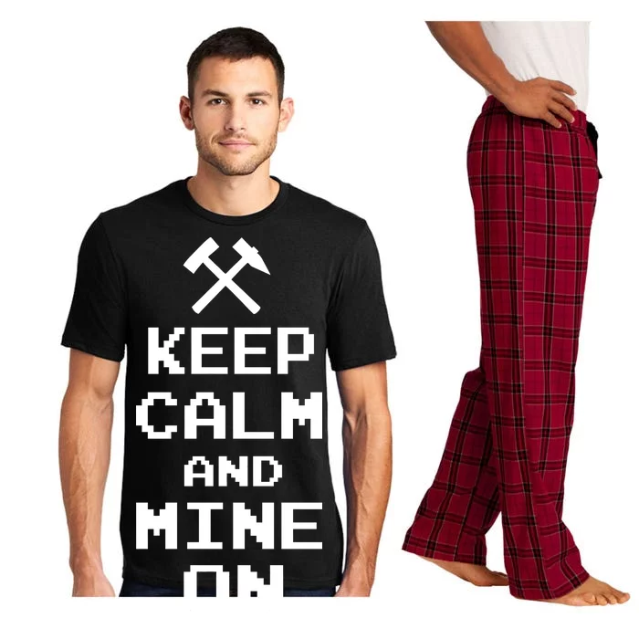 Keep Calm And Mine On Pajama Set