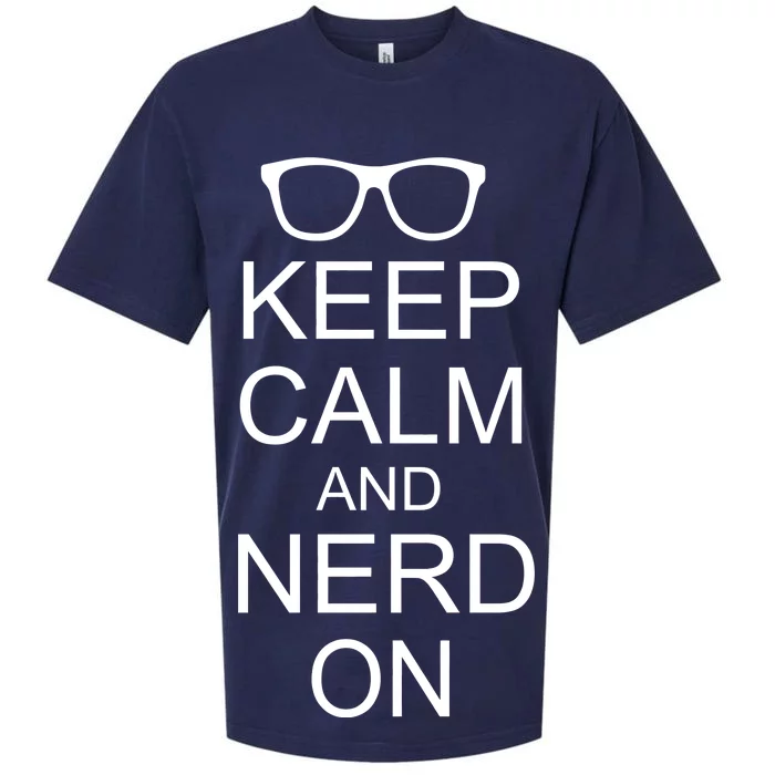 Keep Calm and Nerd On Sueded Cloud Jersey T-Shirt