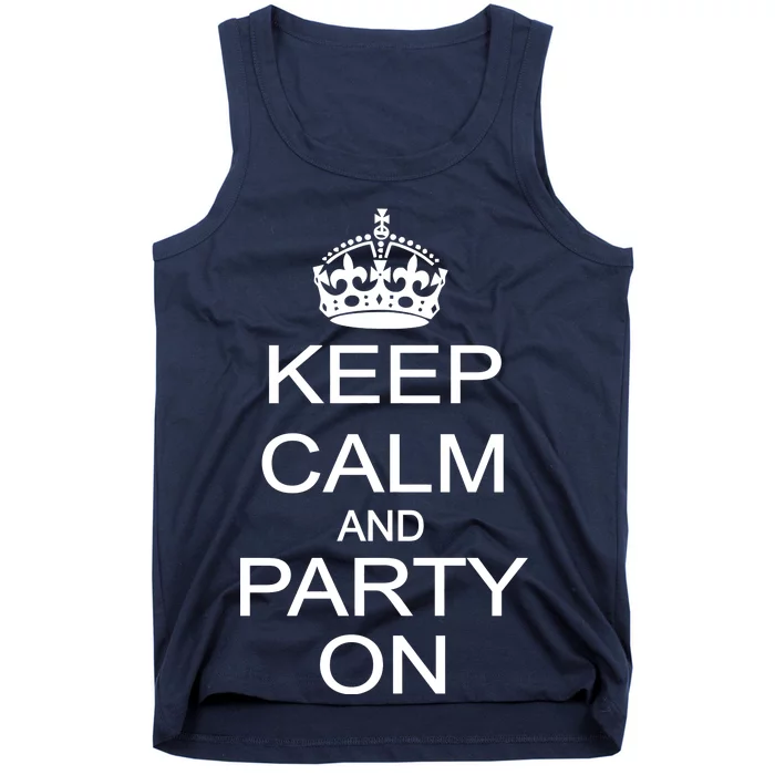 Keep Calm and Party On Tank Top