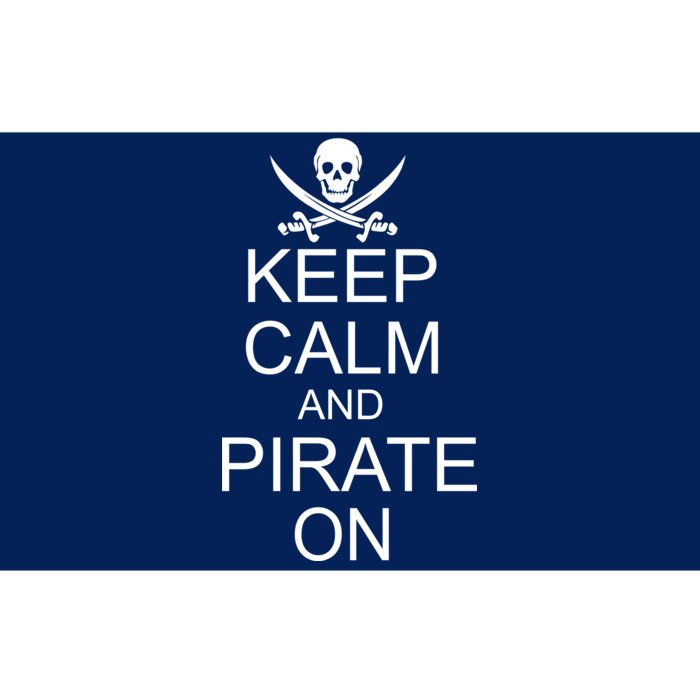 Keep Calm and Pirate On Bumper Sticker