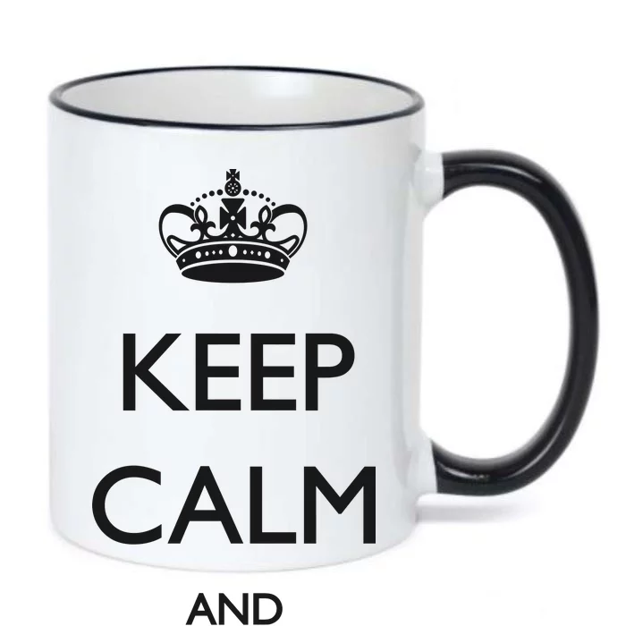 Keep Calm And Pray On Black Color Changing Mug