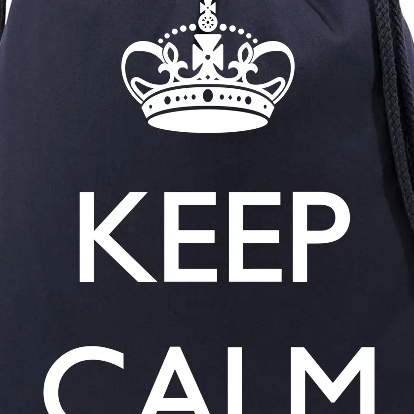 Keep Calm And Pray On Drawstring Bag