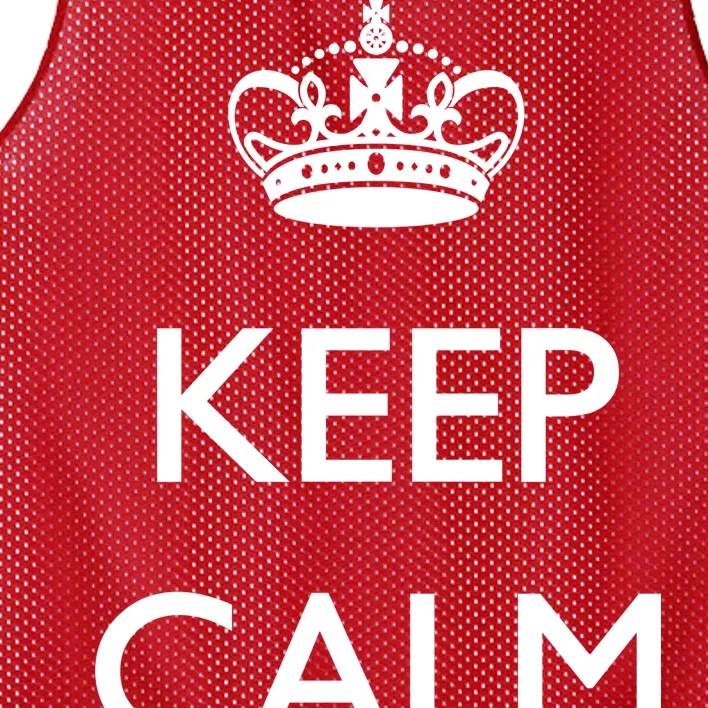 Keep Calm And Pray On Mesh Reversible Basketball Jersey Tank