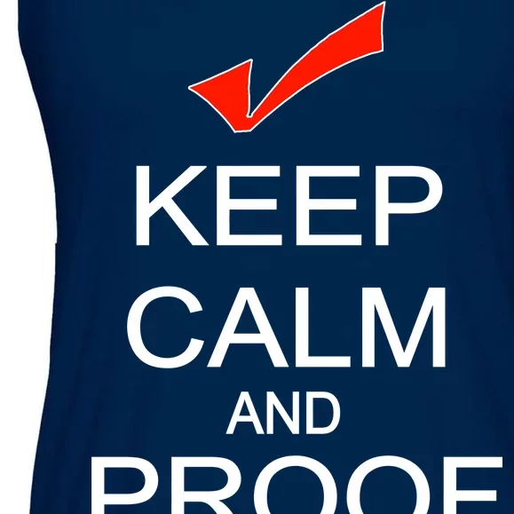 Keep Calm and Proof Read Ladies Essential Flowy Tank