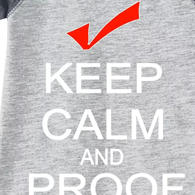 Keep Calm and Proof Read Infant Baby Jersey Bodysuit