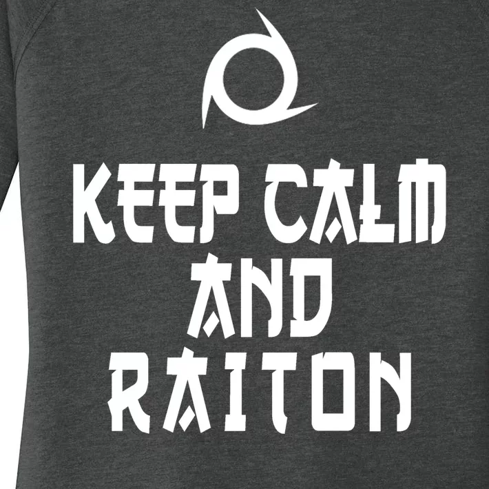 Keep Calm And Raiton Ninja FF14 Women's Perfect Tri Tunic Long Sleeve Shirt