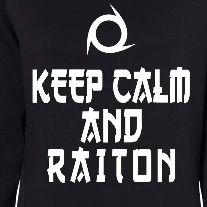 Keep Calm And Raiton Ninja FF14 Womens California Wash Sweatshirt