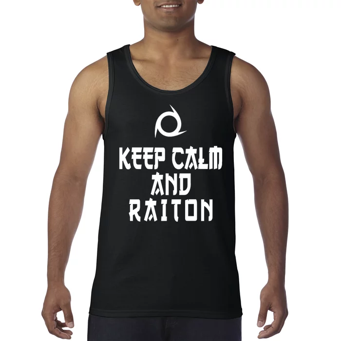 Keep Calm And Raiton Ninja FF14 Tank Top