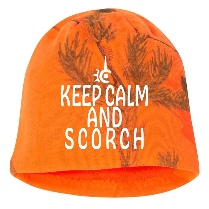 Keep Calm And Scorch FF14 Red Mage Kati - Camo Knit Beanie