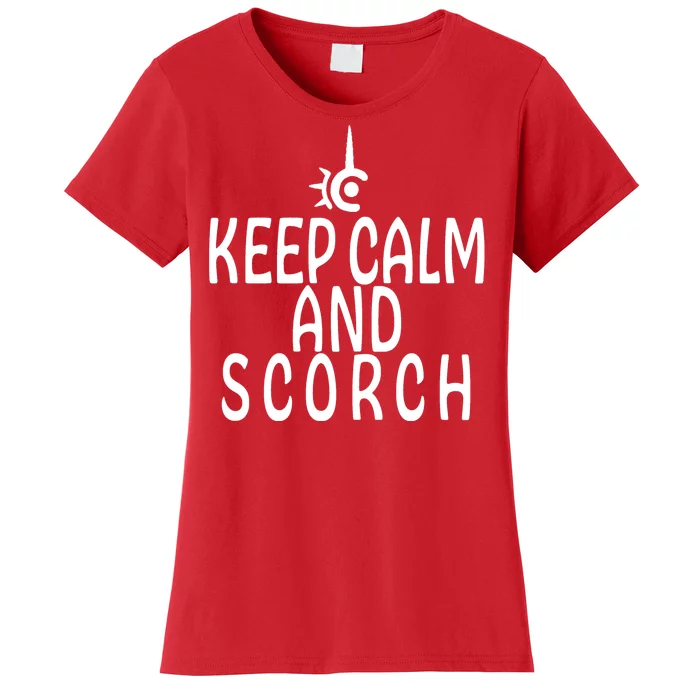 Keep Calm And Scorch FF14 Red Mage Women's T-Shirt