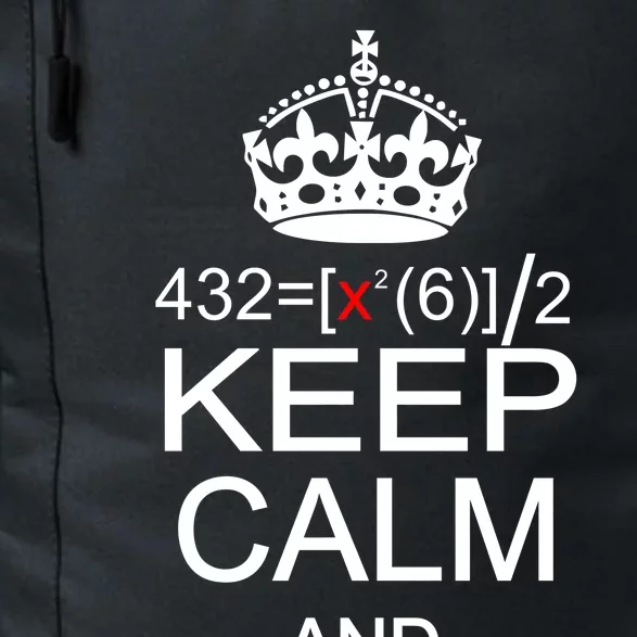 Keep Calm And Solve For X Daily Commute Backpack