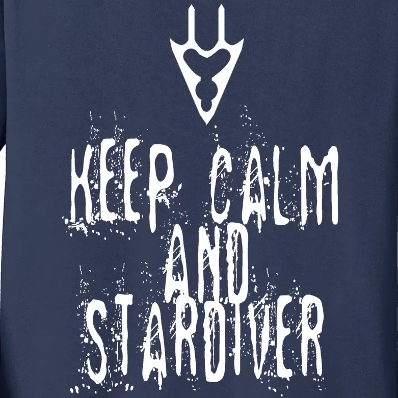 Keep Calm And Stardiver Dragoon FF14 Kids Long Sleeve Shirt