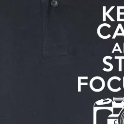 Keep Calm And Stay Focus Softstyle Adult Sport Polo