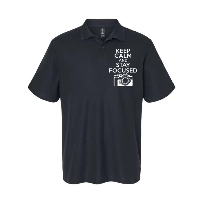 Keep Calm And Stay Focus Softstyle Adult Sport Polo