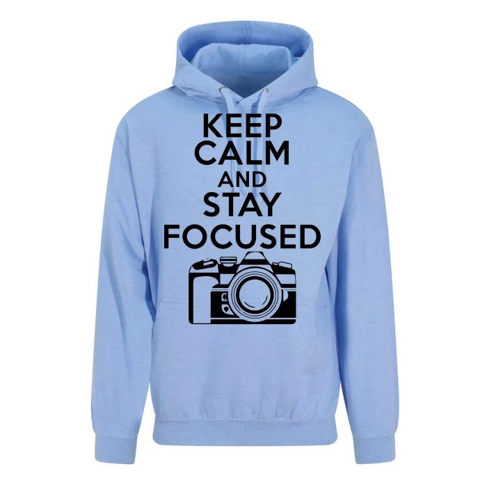 Keep Calm And Stay Focus Unisex Surf Hoodie