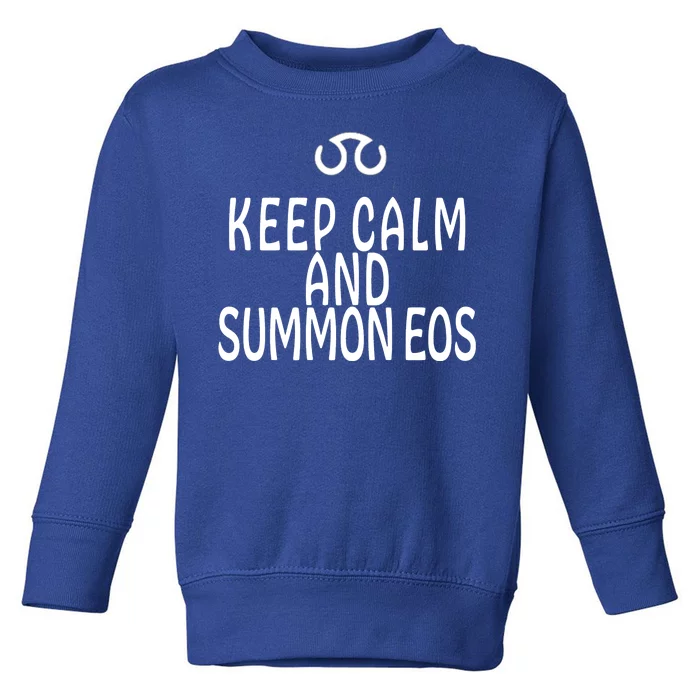 Keep Calm And Summon Eos FF14 Scholar Toddler Sweatshirt