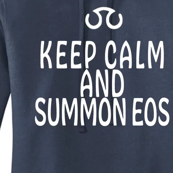 Keep Calm And Summon Eos FF14 Scholar Women's Pullover Hoodie