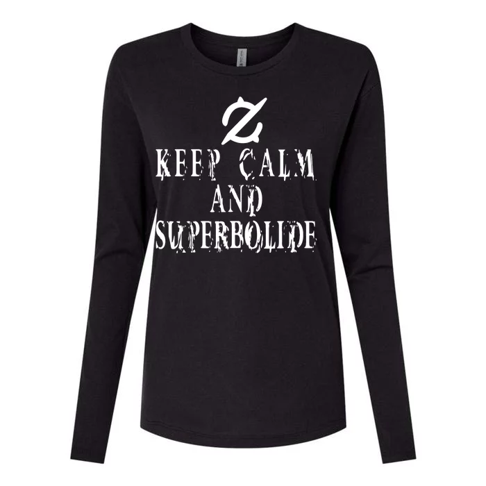 Keep Calm And Superbolide Gunbreaker FF14 Womens Cotton Relaxed Long Sleeve T-Shirt