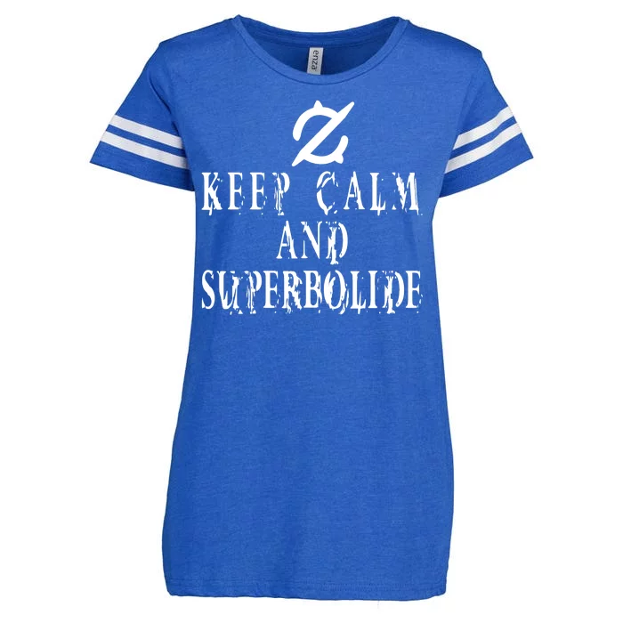 Keep Calm And Superbolide Gunbreaker FF14 Enza Ladies Jersey Football T-Shirt