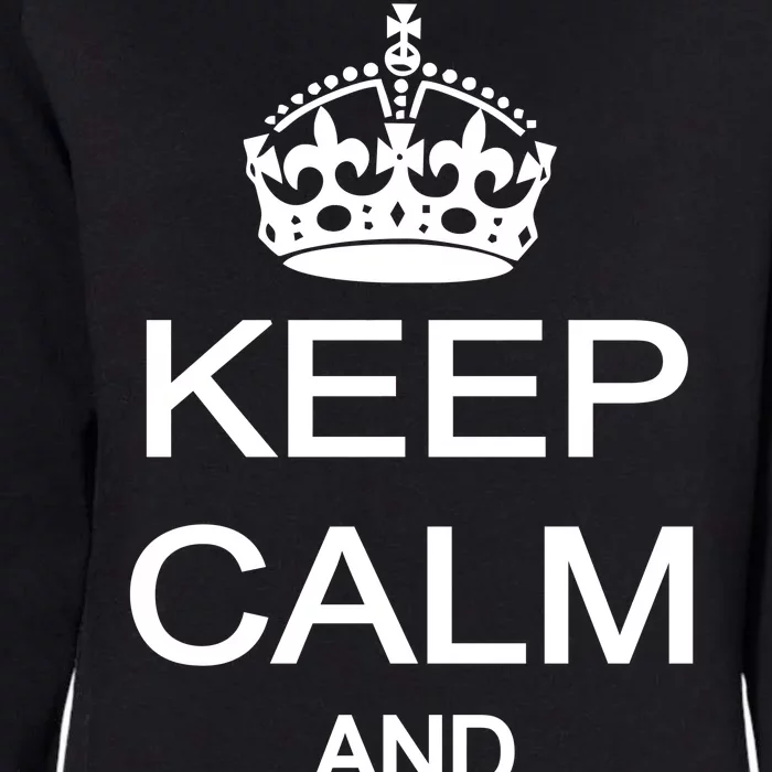 Keep Calm And Swag On Womens California Wash Sweatshirt