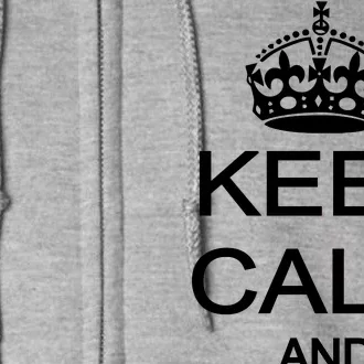 Keep Calm And Swag On Full Zip Hoodie