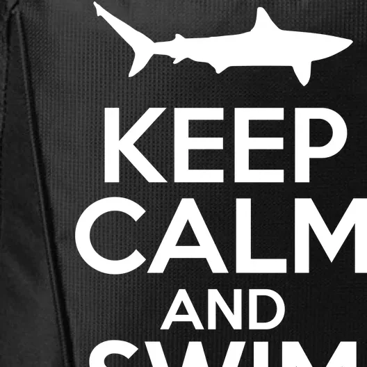 Keep Calm And Swim Fast City Backpack