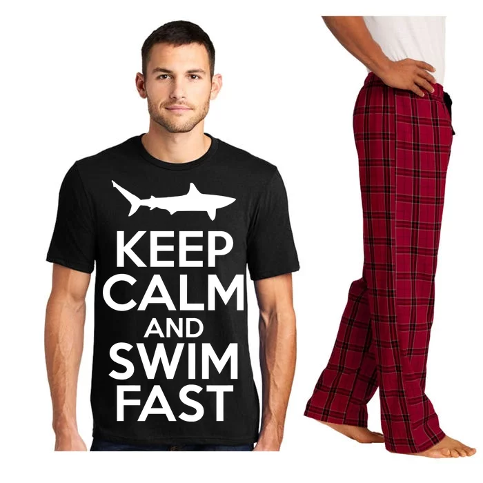 Keep Calm And Swim Fast Pajama Set