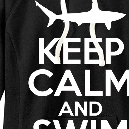 Keep Calm And Swim Fast Women's Fleece Hoodie