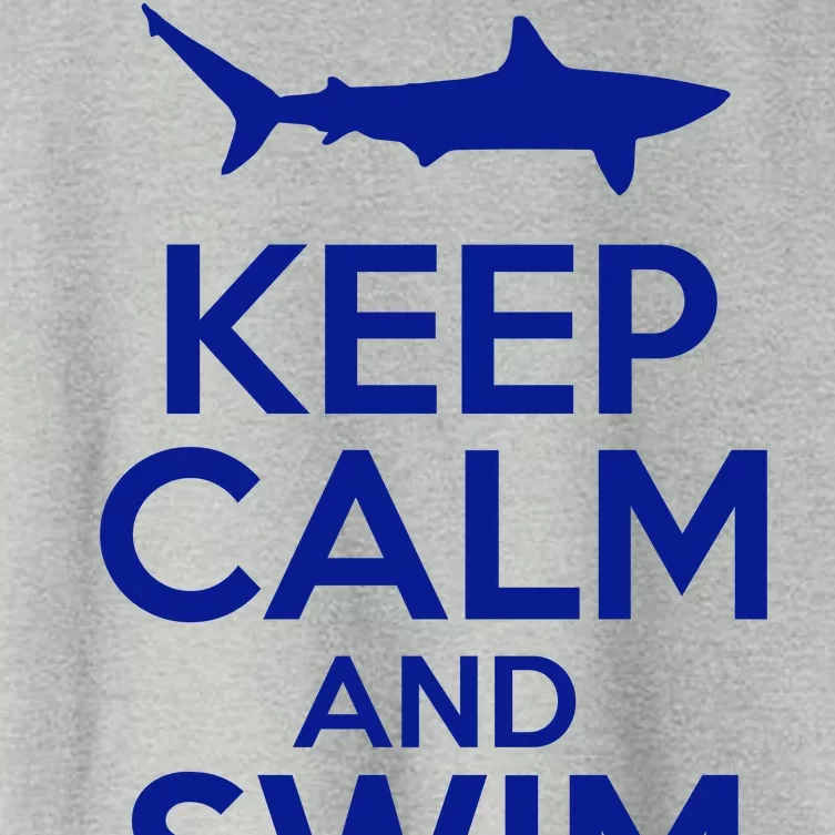 Keep Calm And Swim Fast Women's Crop Top Tee