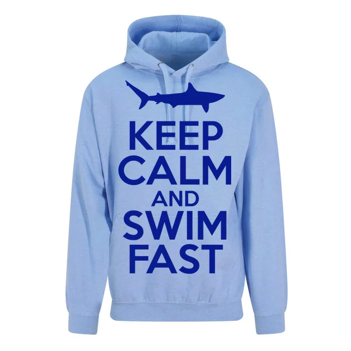 Keep Calm And Swim Fast Unisex Surf Hoodie