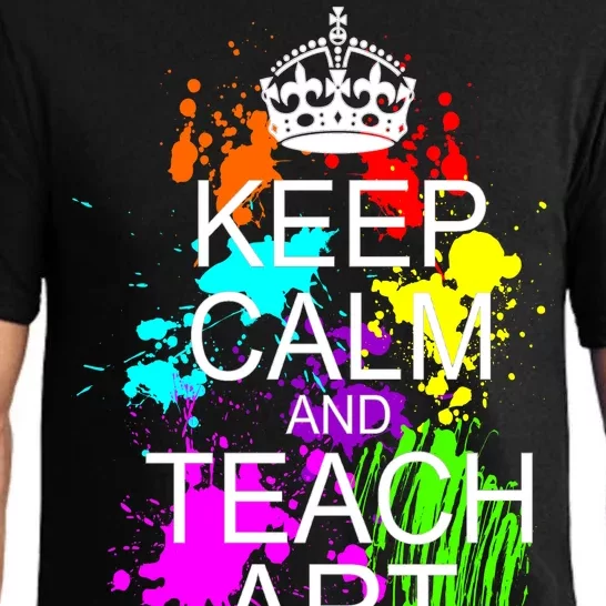 Keep Calm And Teach Art Pajama Set