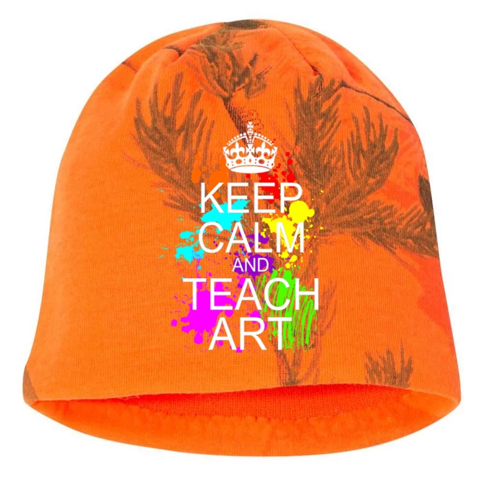 Keep Calm And Teach Art Kati - Camo Knit Beanie