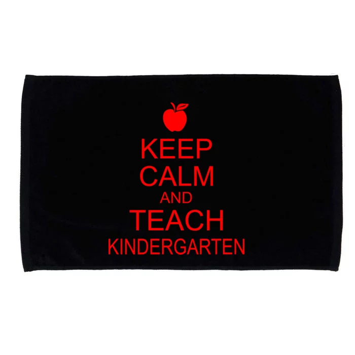 Keep Calm And Teach Kindergarten Microfiber Hand Towel