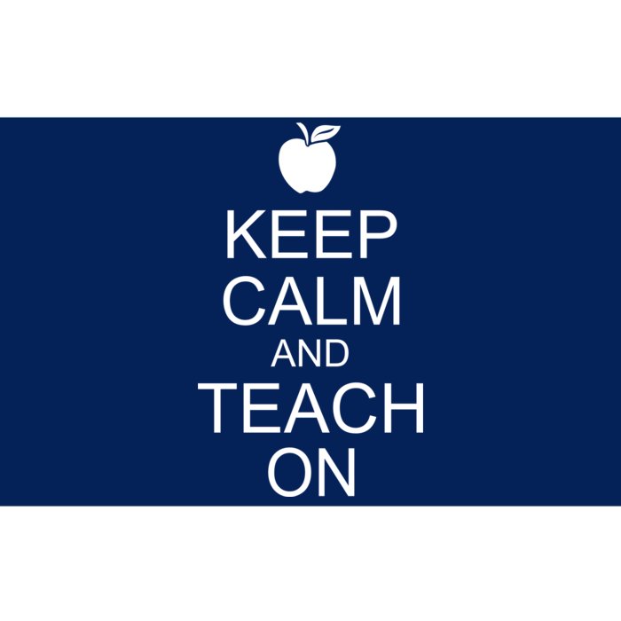 Keep Calm and Teach On Bumper Sticker