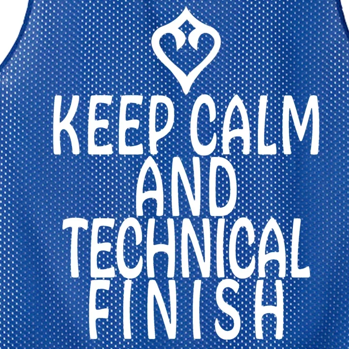 Keep Calm And Technical Finish Dancer FF14 Mesh Reversible Basketball Jersey Tank