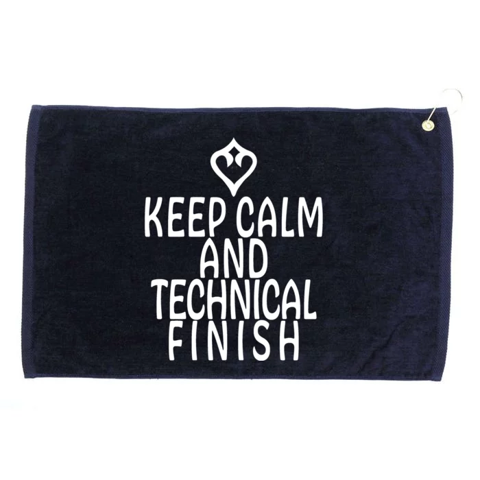 Keep Calm And Technical Finish Dancer FF14 Grommeted Golf Towel